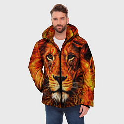 Куртка зимняя мужская LION, цвет: 3D-черный — фото 2