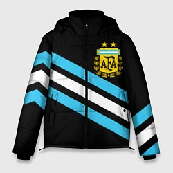 Куртка зимняя мужская Сборная Аргентины, цвет: 3D-черный