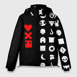 Куртка зимняя мужская Любовь, смерть и роботы, цвет: 3D-светло-серый