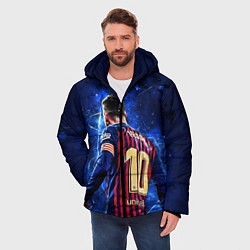 Куртка зимняя мужская Leo Messi Лео Месси 10, цвет: 3D-черный — фото 2
