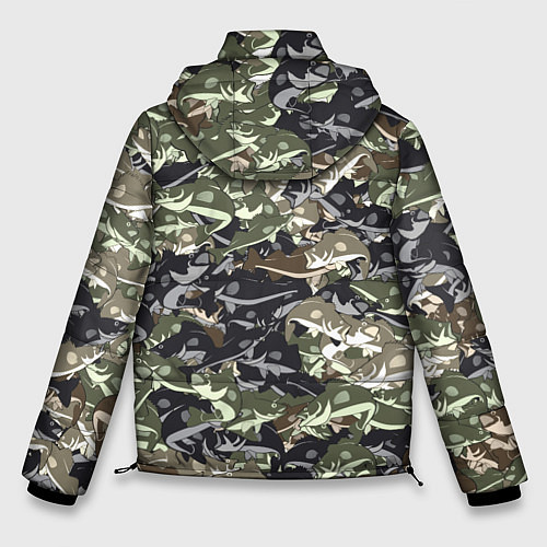 Мужская зимняя куртка Камуфляж для рыбака / 3D-Красный – фото 2