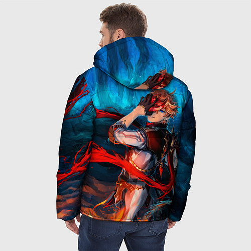 Мужская зимняя куртка Tartaglia art / 3D-Черный – фото 4
