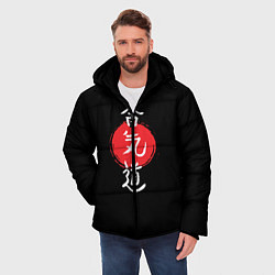 Куртка зимняя мужская Айкидо, цвет: 3D-черный — фото 2