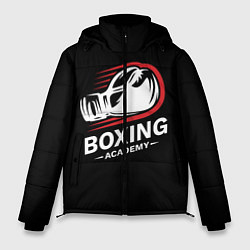 Куртка зимняя мужская Бокс, цвет: 3D-черный