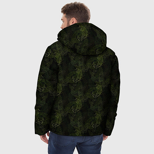 Мужская зимняя куртка Рыбалка на щуку / 3D-Черный – фото 4