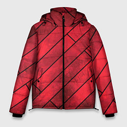 Куртка зимняя мужская Red Boards Texture, цвет: 3D-черный