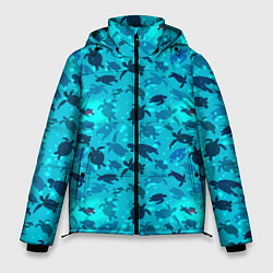 Куртка зимняя мужская Черепашки, цвет: 3D-светло-серый