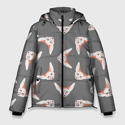 Куртка зимняя мужская Лиса Фенек, цвет: 3D-черный
