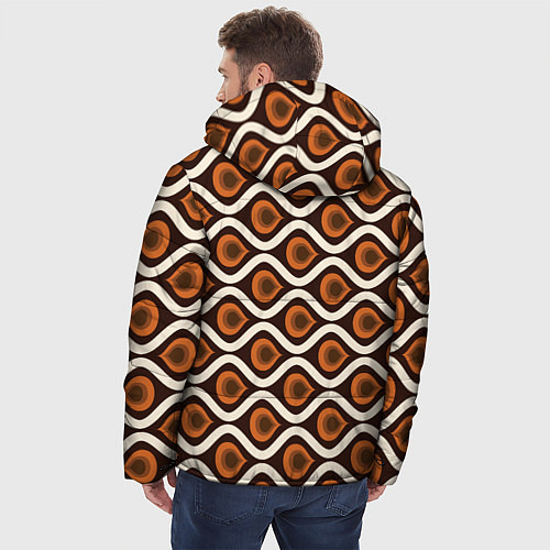 Мужская зимняя куртка Pattern / 3D-Черный – фото 4