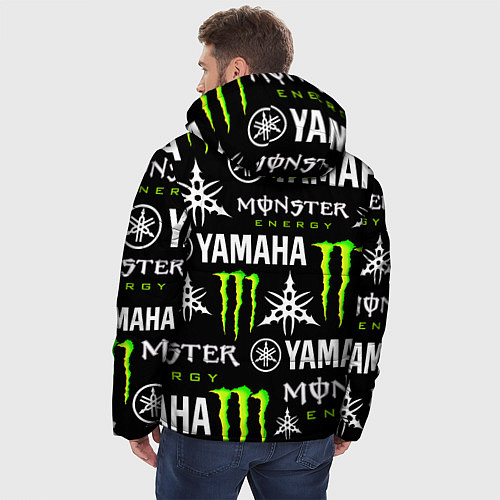 Мужская зимняя куртка YAMAHA X MONSTER SPORT / 3D-Черный – фото 4