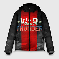 Куртка зимняя мужская WAR THUNDER ВАР ТАНДЕР, цвет: 3D-черный