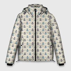 Куртка зимняя мужская ВМФ Якоря, цвет: 3D-светло-серый