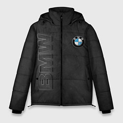Куртка зимняя мужская BMW LOGO AND INSCRIPTION, цвет: 3D-черный