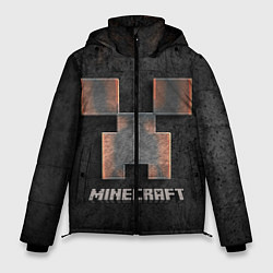 Куртка зимняя мужская MINECRAFT TEXTURE IRON, цвет: 3D-светло-серый