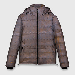 Куртка зимняя мужская Ржавый металл, цвет: 3D-черный