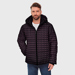 Куртка зимняя мужская Неоновая мозаика, цвет: 3D-черный — фото 2