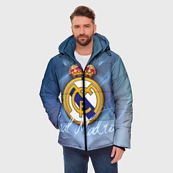 Куртка зимняя мужская FC РЕАЛ МАДРИД, цвет: 3D-красный — фото 2