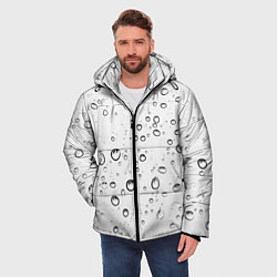 Куртка зимняя мужская Утренний дождь, цвет: 3D-черный — фото 2
