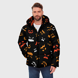 Куртка зимняя мужская Разный тыквенсон, цвет: 3D-черный — фото 2