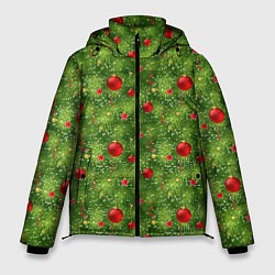Куртка зимняя мужская Зелёная Ёлка, цвет: 3D-черный