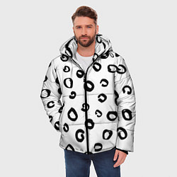 Куртка зимняя мужская Леопардовый окрас, цвет: 3D-светло-серый — фото 2