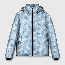 Куртка зимняя мужская Морозное Снежное Утро, цвет: 3D-черный