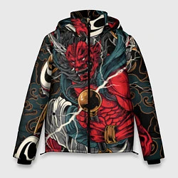 Куртка зимняя мужская БОГ ГРОМА РАЙДЗИН, цвет: 3D-красный