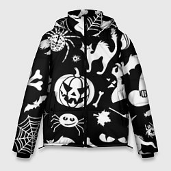Куртка зимняя мужская Микс, цвет: 3D-черный