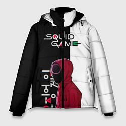 Куртка зимняя мужская Игра в кальмара SG, цвет: 3D-светло-серый