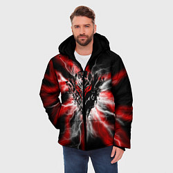 Куртка зимняя мужская Berserk разряд молнии, цвет: 3D-красный — фото 2