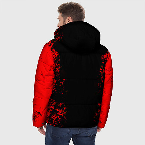 Мужская зимняя куртка NISSAN RED / 3D-Черный – фото 4