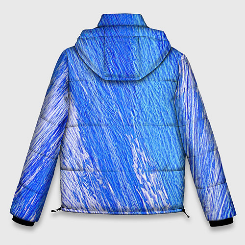 Мужская зимняя куртка Крупные мазки / 3D-Красный – фото 2