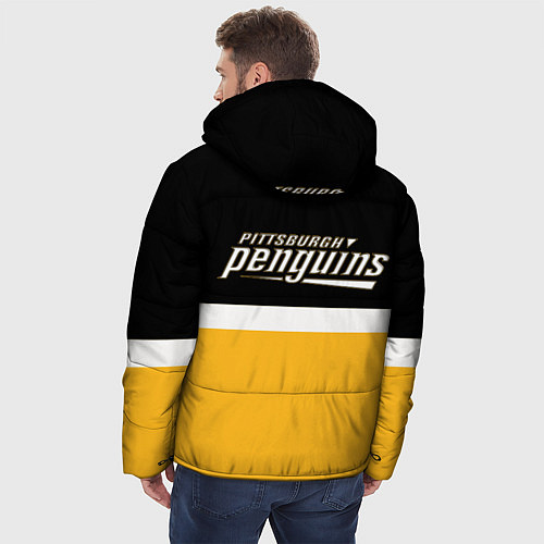 Мужская зимняя куртка Питтсбург Пингвинз НХЛ / 3D-Черный – фото 4