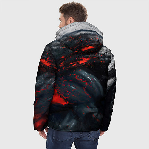 Мужская зимняя куртка ЧЁРНЫЙ СИМБИОТ ГРАНЖ BLACK MONSTER / 3D-Черный – фото 4