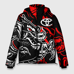 Куртка зимняя мужская TOYOTA DRAGON ТОЙОТА ДРАКОН, цвет: 3D-красный