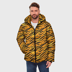 Куртка зимняя мужская Тигровый Окрас Tiger, цвет: 3D-черный — фото 2