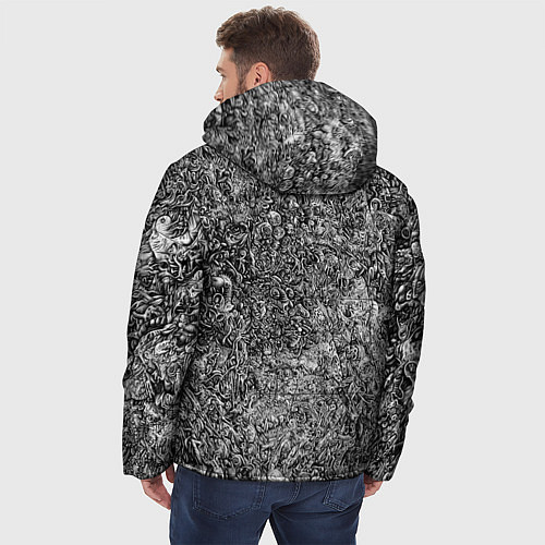 Мужская зимняя куртка Germ of the world / 3D-Черный – фото 4