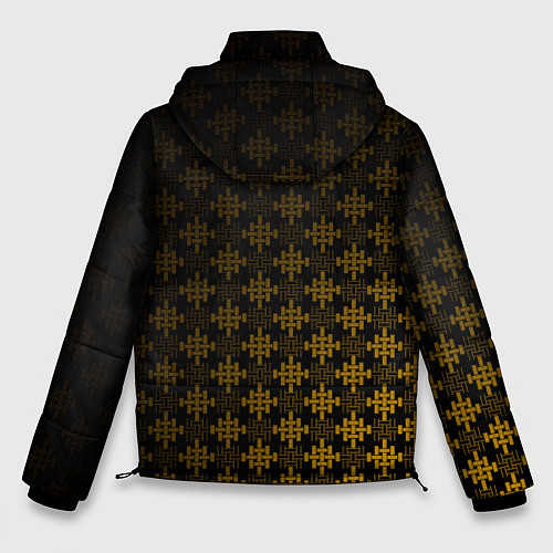 Мужская зимняя куртка Золотой гобелен / 3D-Красный – фото 2