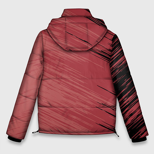 Мужская зимняя куртка Кратос God of War / 3D-Красный – фото 2