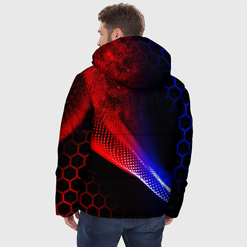Мужская зимняя куртка LEXUS ЛЕКСУС NEON НЕОН / 3D-Черный – фото 4