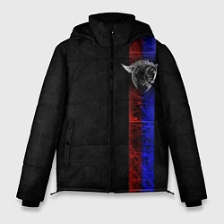 Куртка зимняя мужская ЦСКА Москва black theme, цвет: 3D-черный