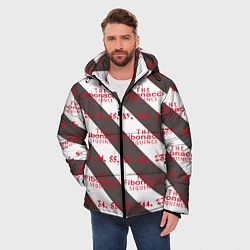 Куртка зимняя мужская Последовательность Фибоначчи, цвет: 3D-красный — фото 2
