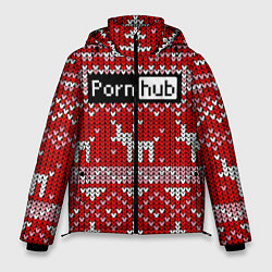 Мужская зимняя куртка Porn Hub новогодний