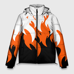 Куртка зимняя мужская Оранжевый Огонь, цвет: 3D-светло-серый