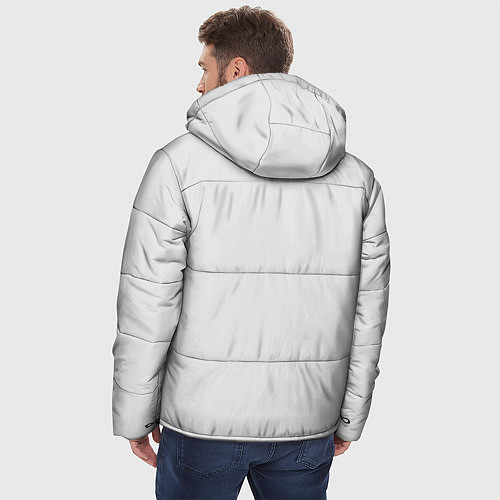 Мужская зимняя куртка Бардак-Сделай, как хотел White Theme / 3D-Черный – фото 4