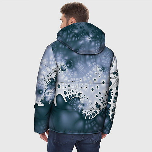 Мужская зимняя куртка Коллекция Journey Синий 592-1 / 3D-Черный – фото 4
