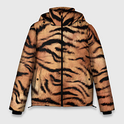 Мужская зимняя куртка Шкура тигра текстура