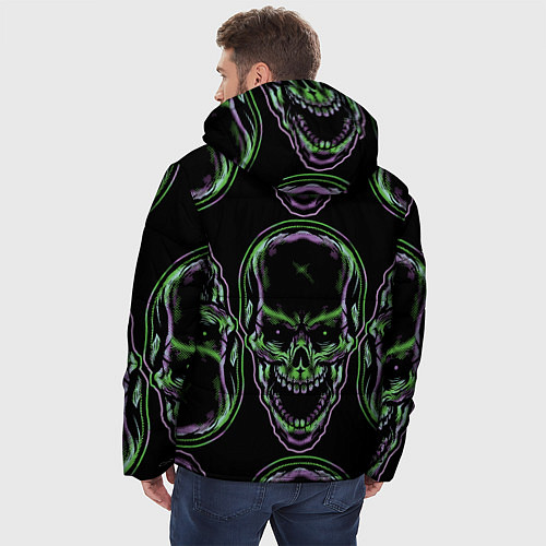 Мужская зимняя куртка Skulls vanguard pattern 2077 / 3D-Светло-серый – фото 4