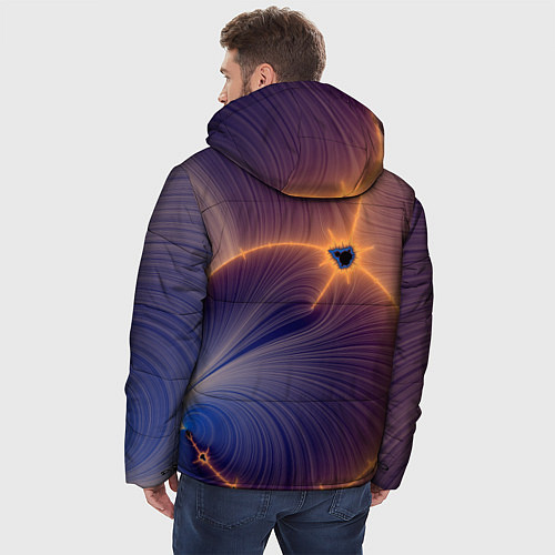 Мужская зимняя куртка Black Hole Tribute design / 3D-Черный – фото 4