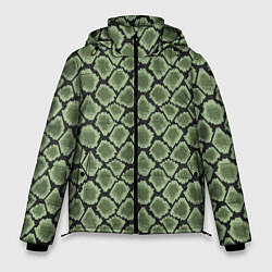 Куртка зимняя мужская Змеиная Шкура Snake, цвет: 3D-черный